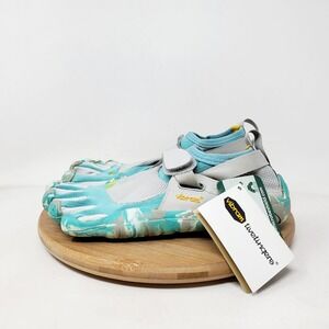 Vibram Fivefingers KSO Shoes Womens 36 Blue Grey Barefoot Minimalist Sneaker